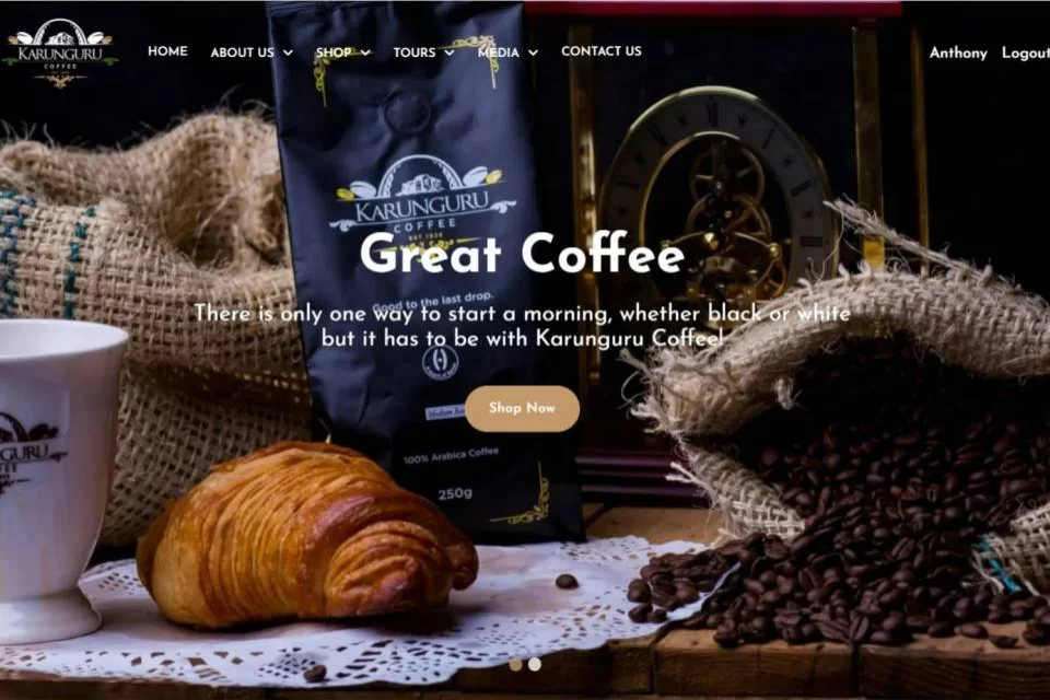 Karunguru Coffee Website & CRM