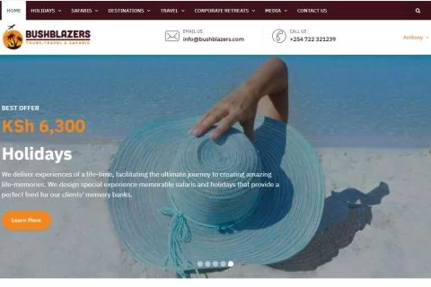BushBlazers Website & CRM